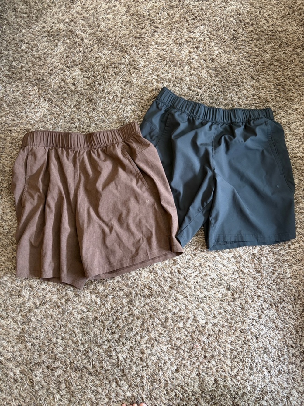 Bundle of Men’s Old Navy Athletic shorts— Brown & Dark Gray